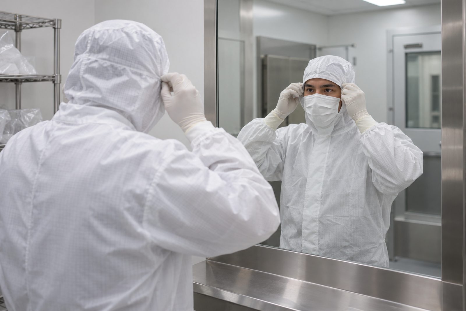 Gowning and aseptic behavior in cleanrooms