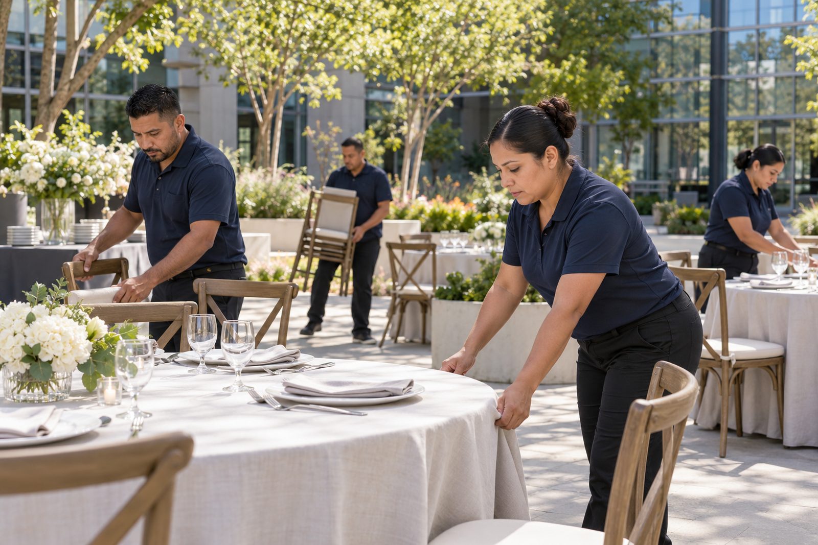 Preparing a campus for events and visits