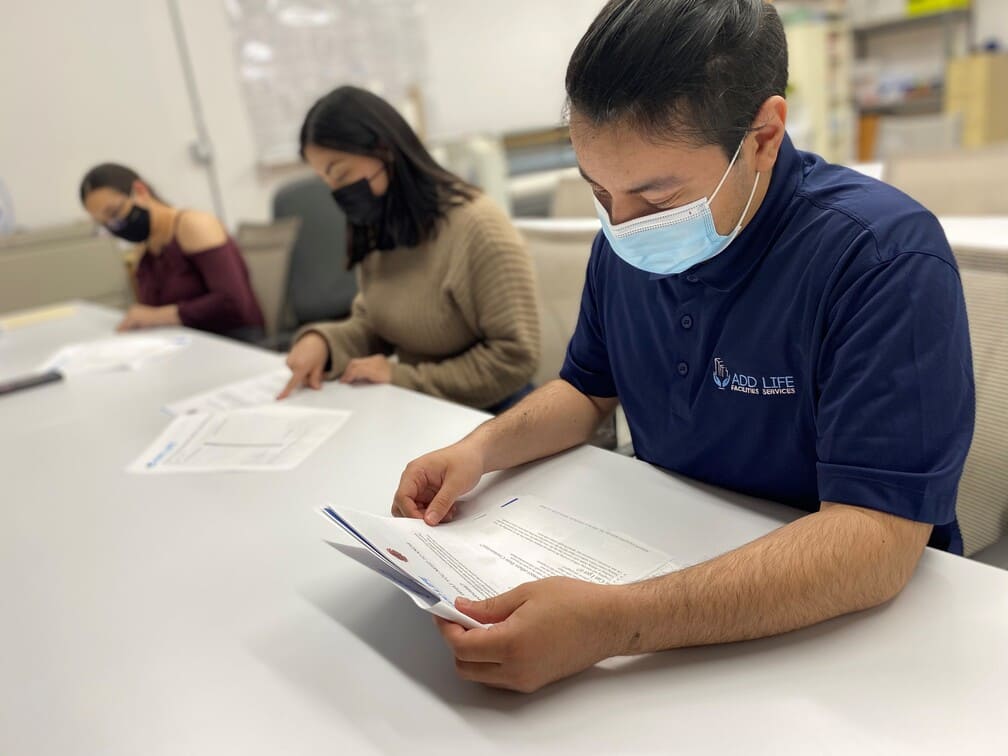 The Add Life Facilities Services team at work across the Bay Area