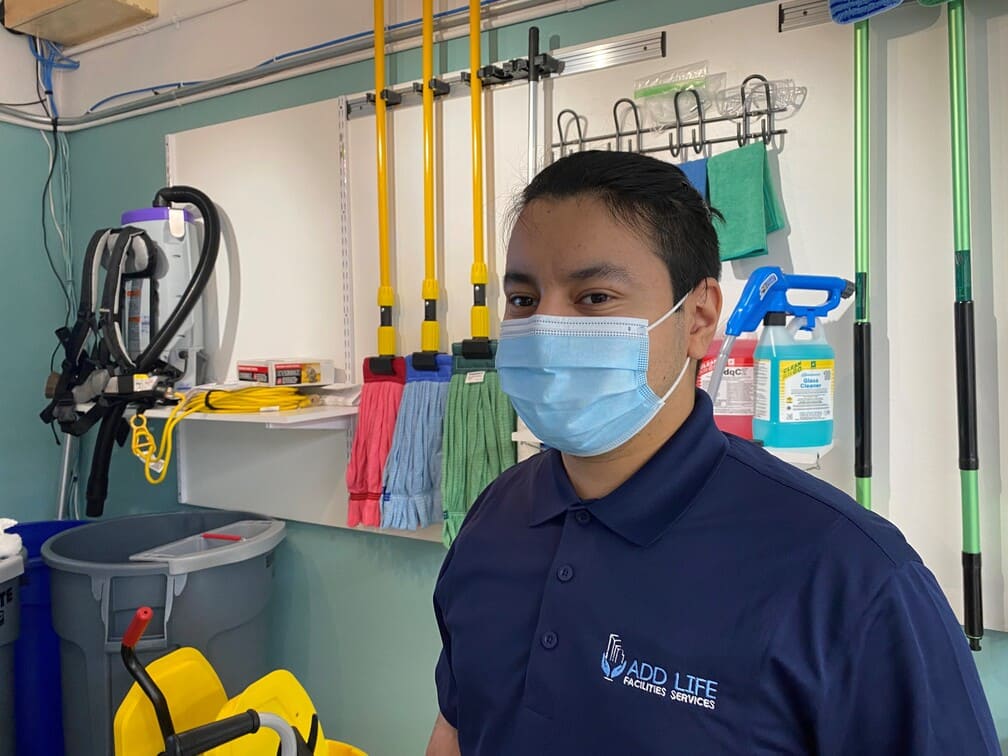 The Add Life Facilities Services team at work across the Bay Area